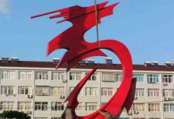 飛龍雕塑廠家 烤漆工藝 不銹鋼飛龍雕塑制作商