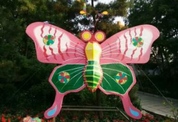 彩蝶雕塑廠家 仿真體系組合 大型彩蝶雕塑加工商