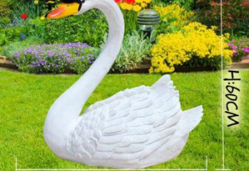 白天鵝雕塑廠家 園林動物 白天鵝雕塑規格