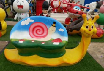 蝸牛坐凳雕塑廠家 卡通題材 卡通蝸牛坐凳雕塑價格