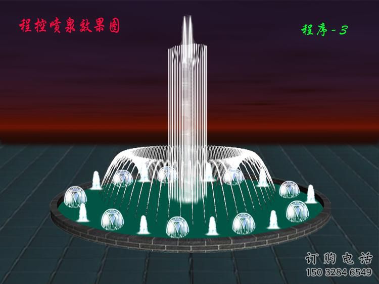 水景瀑布噴泉雕塑廠家  潛水泵循環供水