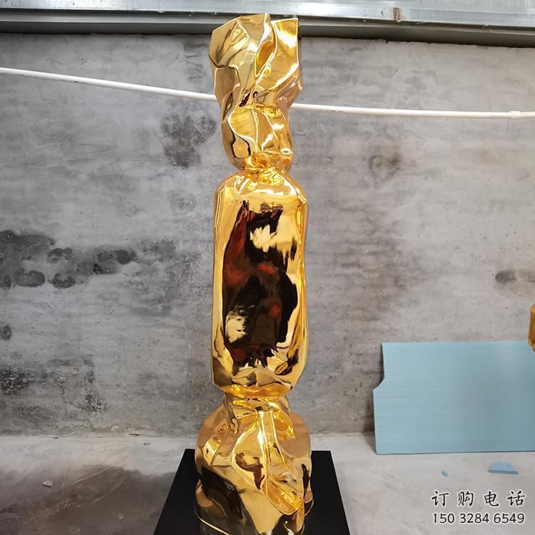 彩色糖果雕塑廠家 不銹鋼烤漆糖果雕塑