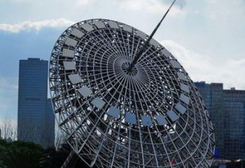 日晷雕塑 鏤空不銹鋼日晷雕塑廠家