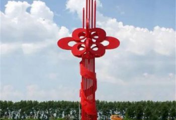 中國結(jié)雕塑 不銹鋼中國結(jié)雕塑 地標(biāo)藝術(shù)建筑