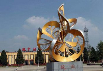 綻放花朵雕塑 鏤空花朵造型 不銹鋼鏤空花朵雕塑廠家