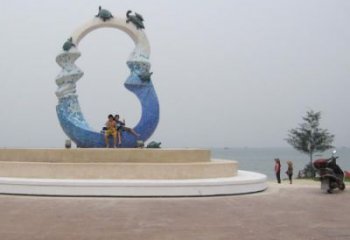 海洋海星雕塑 彩繪卡通小品 室外廣場海星雕塑廠家