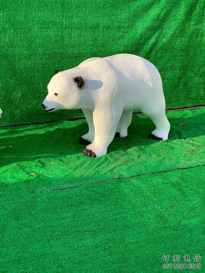 仿真熊雕塑廠家 大型擺件 公園噴漆熊雕塑