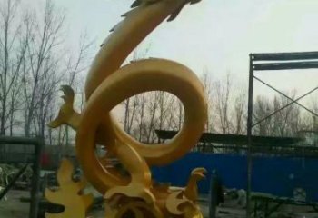 草地龍雕塑廠家 公園戶外小品 大型異形龍雕塑