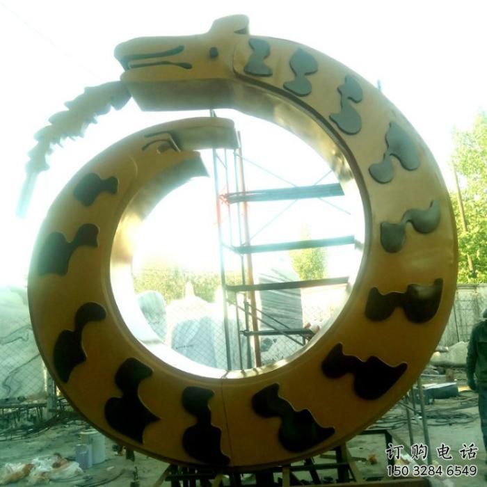 風景區龍雕塑廠家 中式戶外擺件 大型仿古龍雕塑