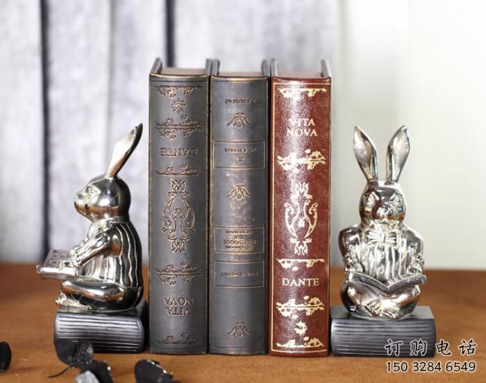 室內兔子雕塑廠家 大型j酒店小品 大型酒店兔子雕塑