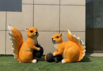 風(fēng)景區(qū)松鼠雕塑廠家 中式戶外擺件 風(fēng)景區(qū)仿真松鼠雕塑