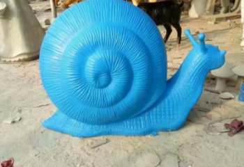 庭院蝸牛雕塑廠家 歐式仿真擺件 戶外噴漆蝸牛雕塑