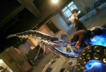 鏡面龍蝦雕塑廠家 現(xiàn)代公園擺件 游樂(lè)場(chǎng)異形龍蝦雕塑