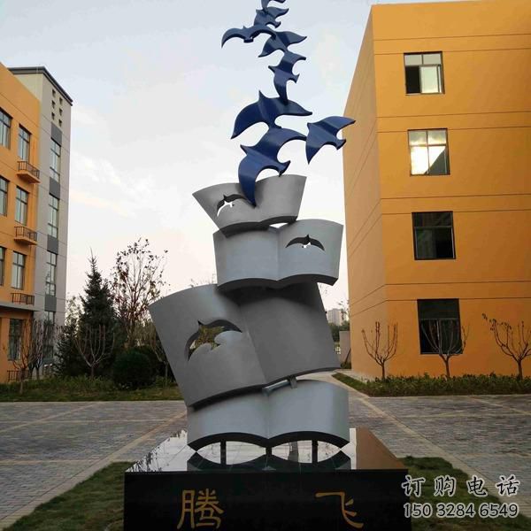 庭院海燕雕塑廠家 歐式仿真擺件 戶外噴漆海燕雕塑