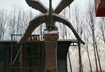 烤漆海燕雕塑廠家 戶外賓館擺件 大型抽象海燕雕塑