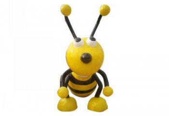 街道蜜蜂雕塑廠家 創意村口小品 酒店拉絲蜜蜂雕塑