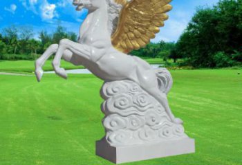 幼兒園天馬雕塑廠家 卡通噴漆小品 室內(nèi)異形天馬雕塑