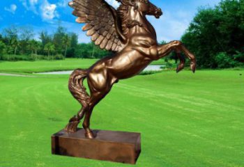 公園天馬雕塑廠家 中式抽象小品 風(fēng)景區(qū)仿古天馬雕塑