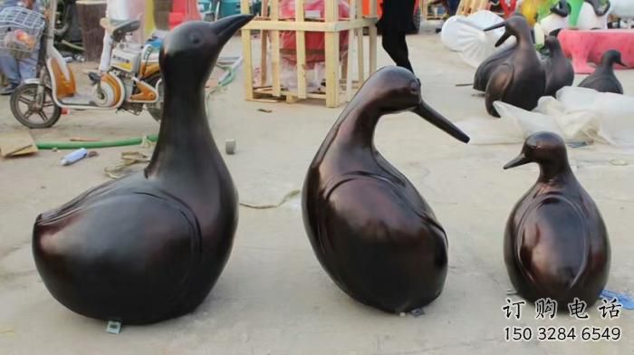 抽象鵝雕塑廠家 創意村口擺件 戶外大型鵝雕塑