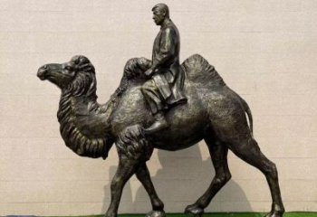 抽象駱駝雕塑廠家 創意村口擺件 戶外仿古駱駝雕塑