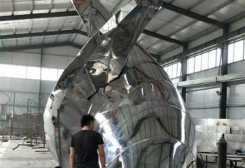 賓館魚尾雕塑廠家 歐式仿真小品 村口噴漆魚尾雕塑