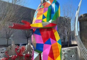 步行街飛鳥雕塑廠家 創(chuàng)意卡通擺件 大型切面飛鳥雕塑