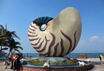 風景區(qū)海螺雕塑廠家 中式海洋擺件 戶外廣場海螺雕塑