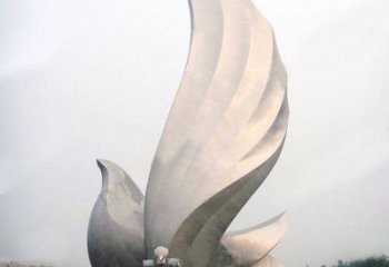 房地產飛鴿雕塑廠家 創意現代擺件 公園啞光飛鴿雕塑