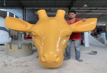 步行街牛頭雕塑廠家 創意公園擺件 戶外抽象牛頭雕塑   