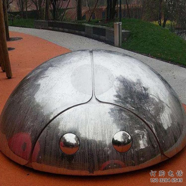 游樂場瓢蟲雕塑廠家 現代抽象擺件 住宅小區仿真瓢蟲雕塑