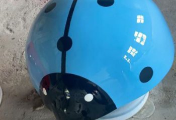 彩繪瓢蟲雕塑廠家 現(xiàn)代抽象擺件 商場(chǎng)切面瓢蟲雕塑