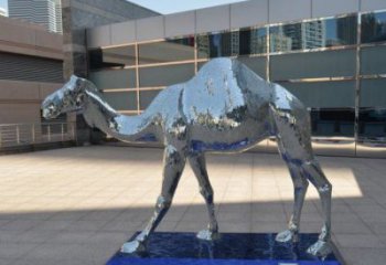 仿真駱駝雕塑廠家 戶外創意擺件 戶外大型駱駝雕塑