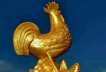 商場小雞雕塑廠家 中式室內小品 酒店拉絲小雞雕塑