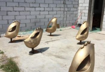 異形小鳥雕塑廠家 戶外異形擺件 酒店抽象小鳥雕塑