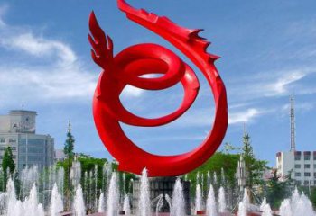 賓館飛龍雕塑廠家 歐式仿真小品 戶外噴漆飛龍雕塑