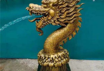 游樂場水龍雕塑廠家 海洋賓館擺件 戶外創意水龍雕塑