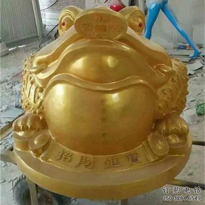 大門口金蟾雕塑廠家 歐式賓館擺件 風景區仿古金蟾雕塑