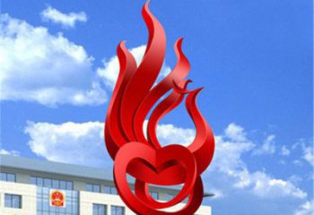 鍛造火鳳凰雕塑廠家 街頭噴漆擺件 廣場創(chuàng)意火鳳凰雕塑