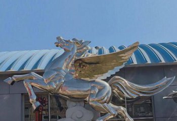 庭院飛馬雕塑廠家 歐式仿真擺件 戶外現(xiàn)代飛馬雕塑