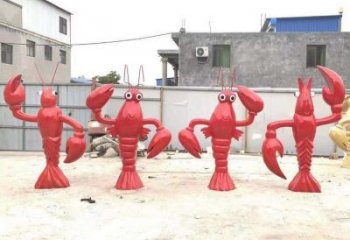 大門(mén)口大蝦雕塑廠家 歐式賓館擺件 風(fēng)景區(qū)仿古大蝦雕塑