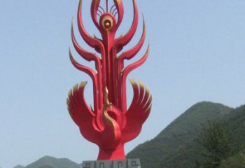 風景區龍鳳呈祥雕塑廠家 中式烤漆擺小品