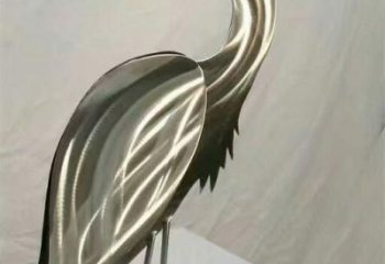 庭院鶴雕塑廠家 歐式仿真擺件 戶外噴漆鶴雕塑