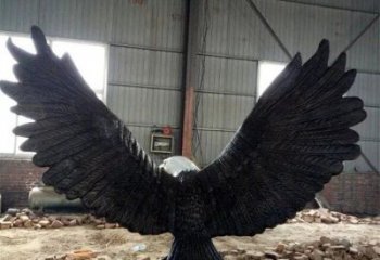 商業(yè)街老鷹雕塑廠家 大型抽象擺件 步行街異形老鷹雕塑