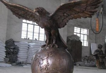 游樂場鷹雕塑廠家 戶外現代擺件 大型戶外鷹雕塑