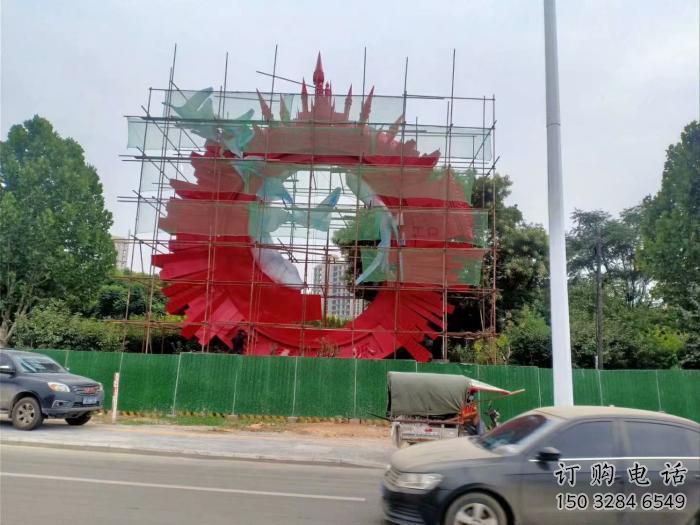 商場海鷗雕塑廠家 中式室內小品 現代拉絲海鷗雕塑