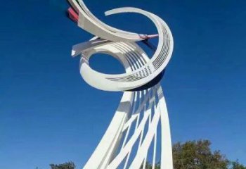 噴漆海鷗雕塑廠家 公園廣場小品 草地切面海鷗雕塑