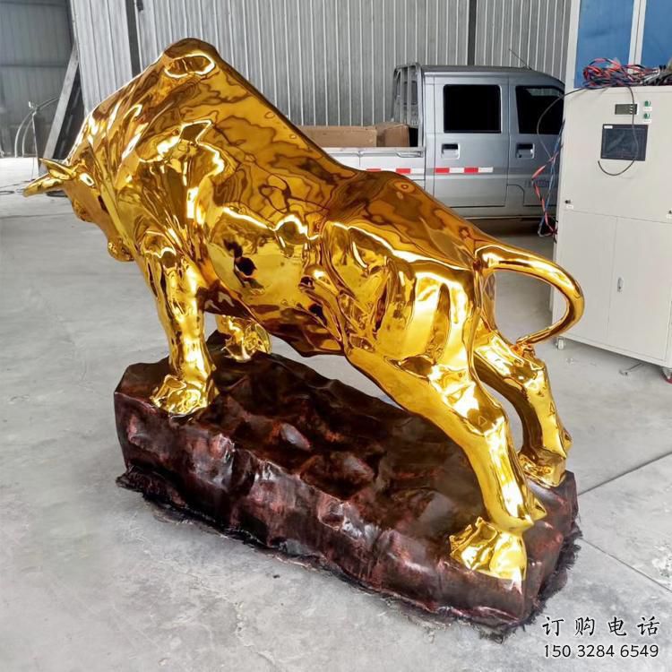 大門口金牛雕塑廠家 歐式賓館擺件 風景區仿古金牛雕塑