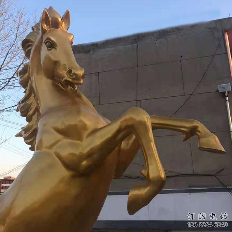 風景區駿馬雕塑廠家 中式戶外擺件 現代仿古駿馬雕塑