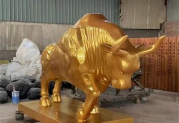 風景區金牛雕塑廠家 中式戶外擺件 現代仿古金牛雕塑