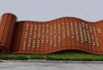 博物館書簡雕塑廠家 電鍍現代小品 不銹鋼書簡雕塑